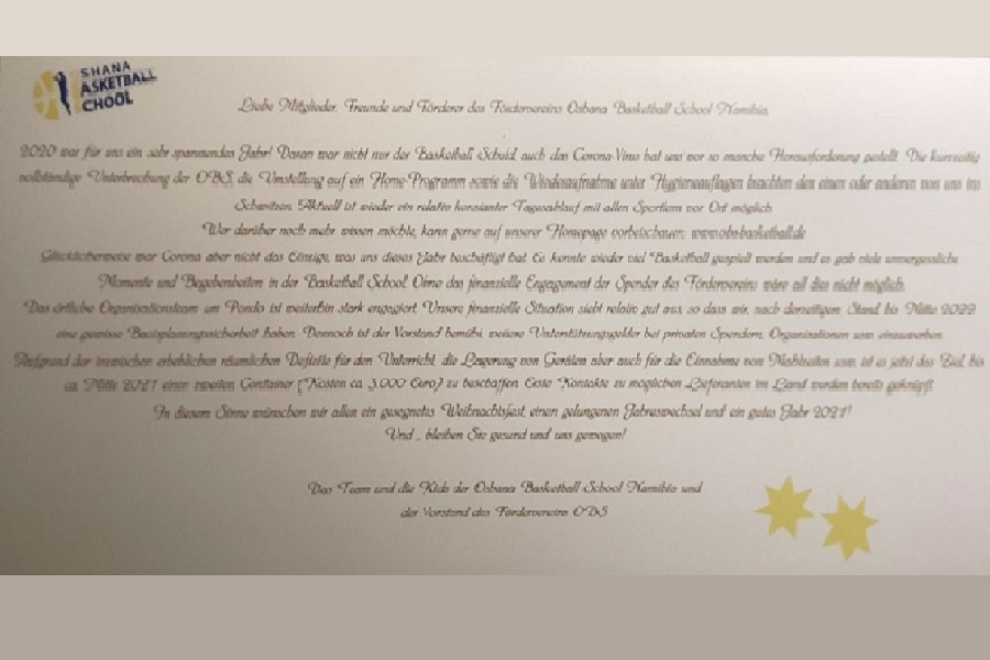 Weihnachtsgruß 2020