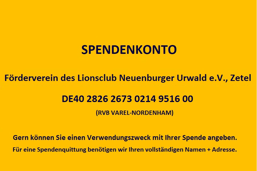 Spendenkonto